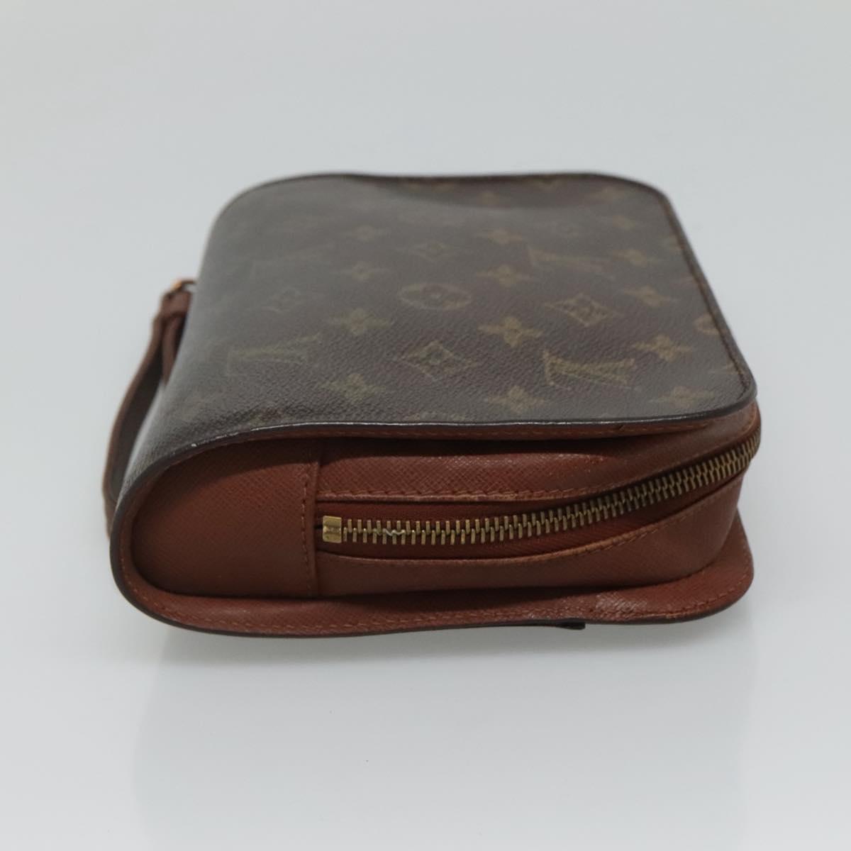 Louis Vuitton Orsay Brown Canvas Clutch Bag (Pre-Owned)