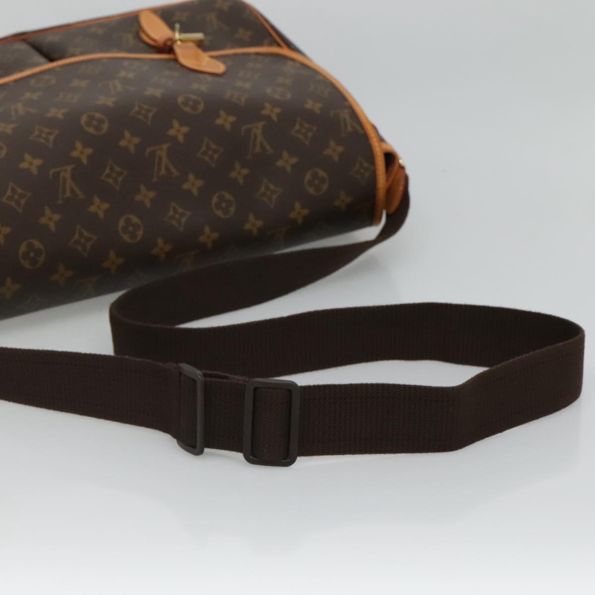 Louis Vuitton Gibeciere Brown Canvas Shoulder Bag (Pre-Owned)