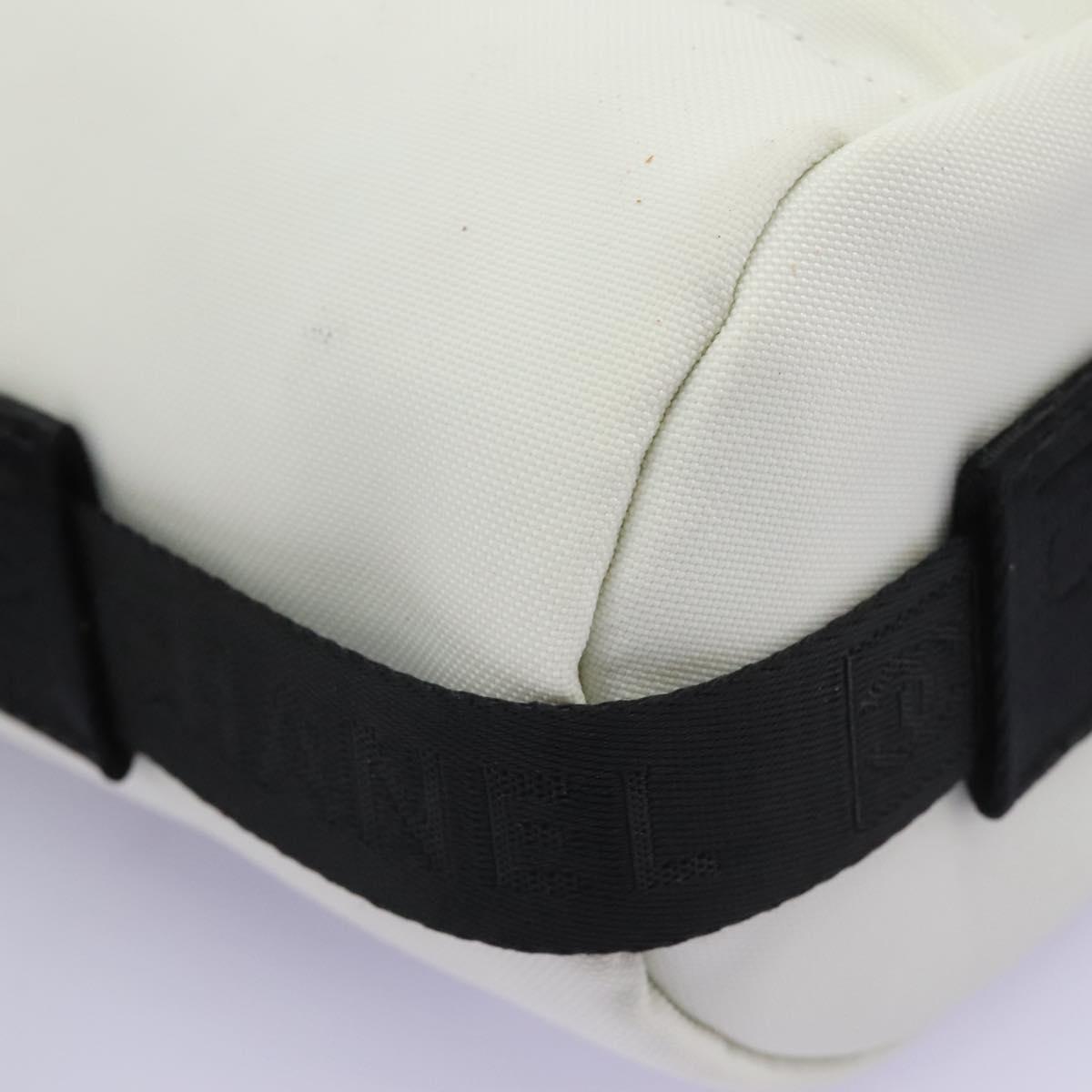 Chanel Sport Line White Synthetic Shoulder Bag (Pre-Owned)