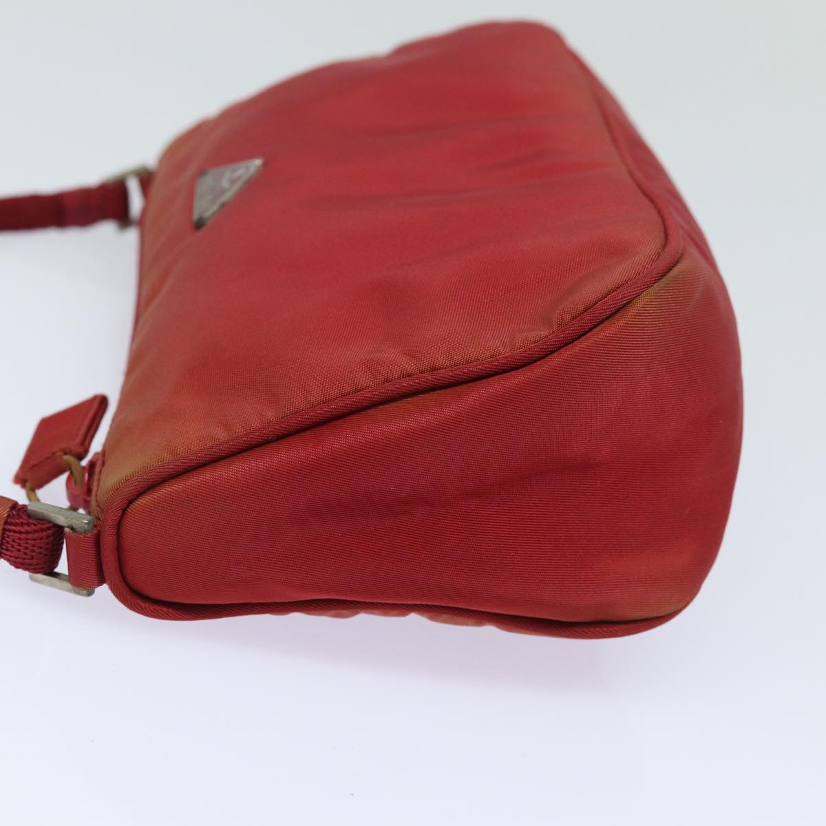 Prada Tessuto Red Synthetic Clutch Bag (Pre-Owned)