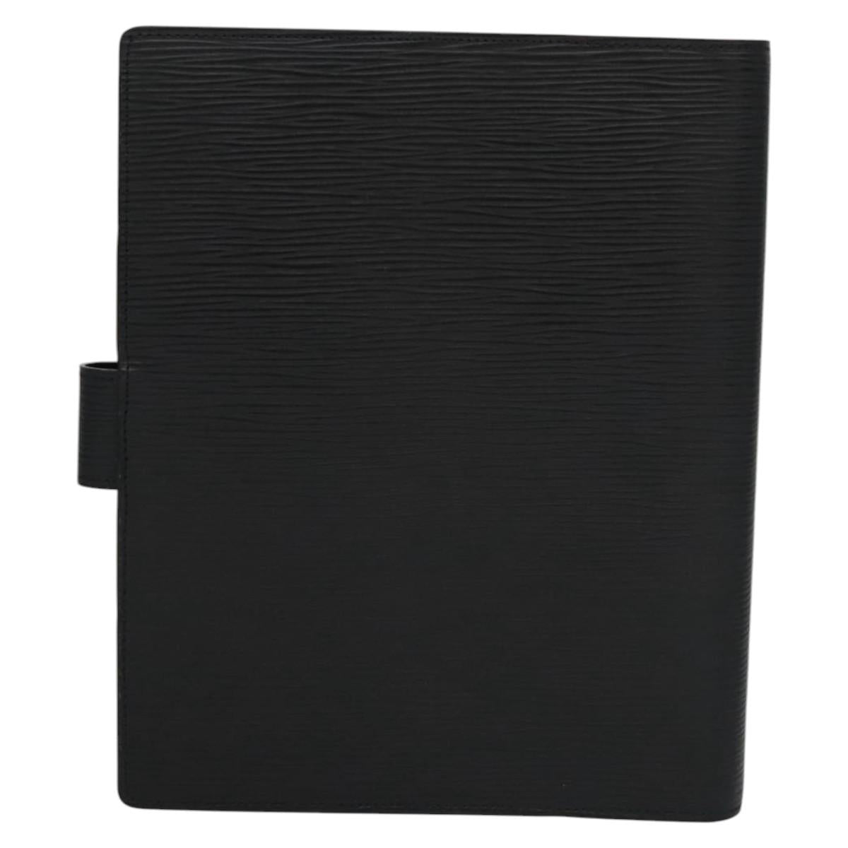Louis Vuitton Agenda Cover Black Leather Wallet (Pre-Owned)