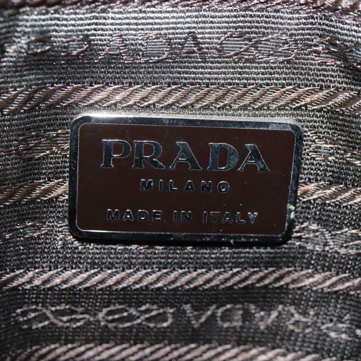 Prada Re-Nylon Yellow Metal Handbag (Pre-Owned)