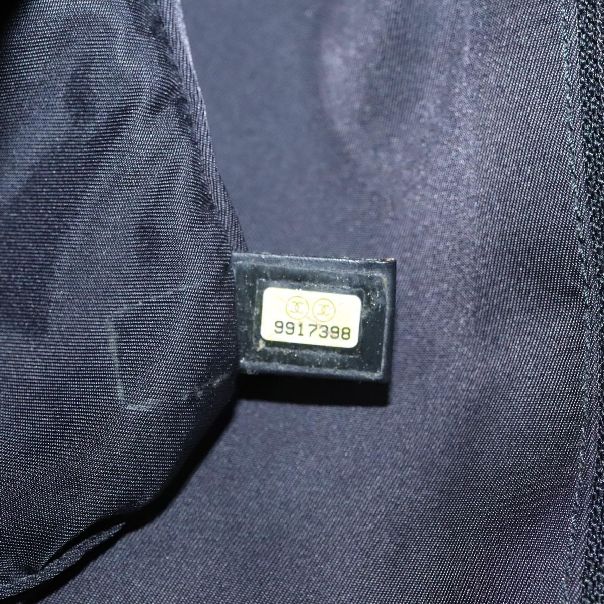 Chanel Travel Line Black Synthetic Tote Bag (Pre-Owned)