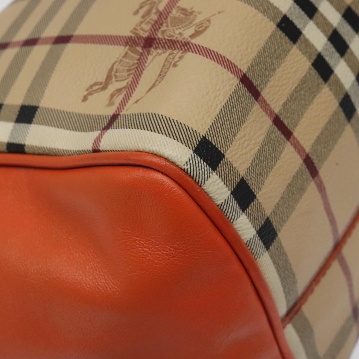 Burberry Nova Check Beige Canvas Tote Bag (Pre-Owned)