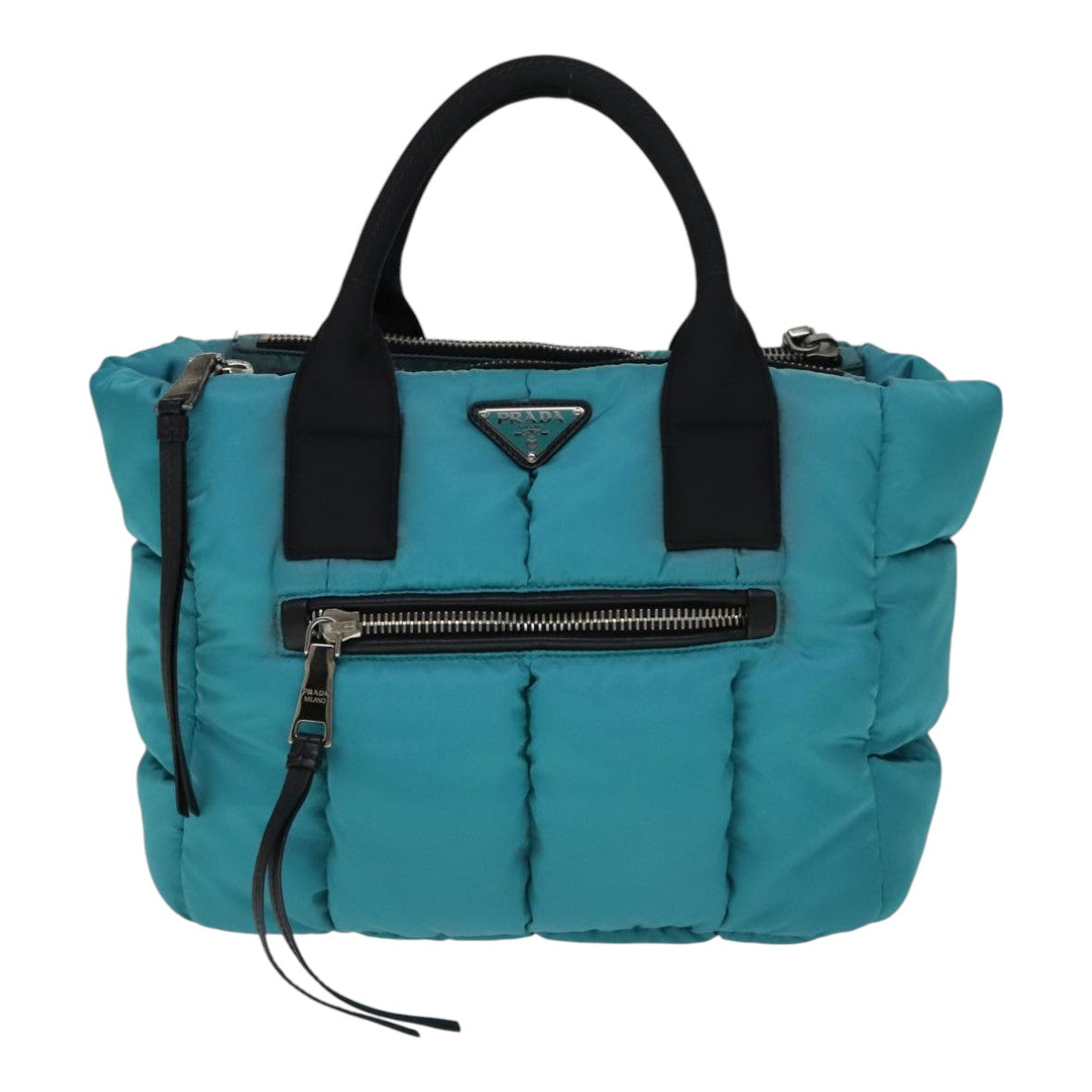 Prada Turquoise Synthetic Handbag (Pre-Owned)