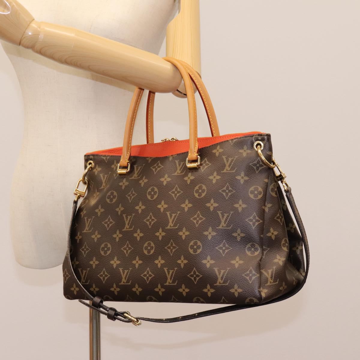 Louis Vuitton Pallas Brown Canvas Tote Bag (Pre-Owned)