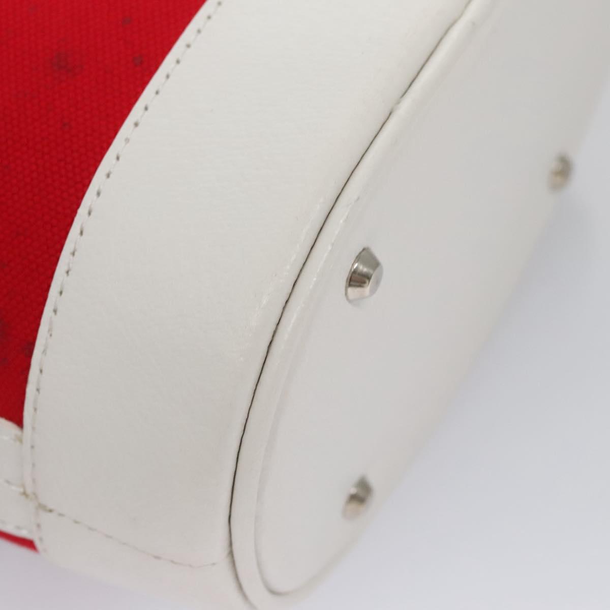 Burberry Nova Check Red Canvas Handbag (Pre-Owned)