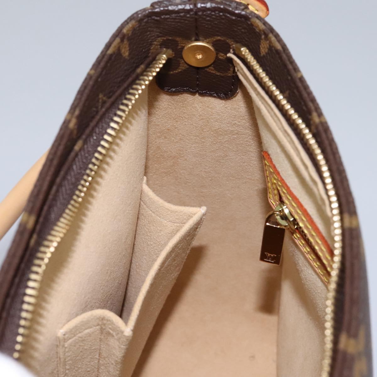 Louis Vuitton Looping Mm Brown Canvas Shoulder Bag (Pre-Owned)