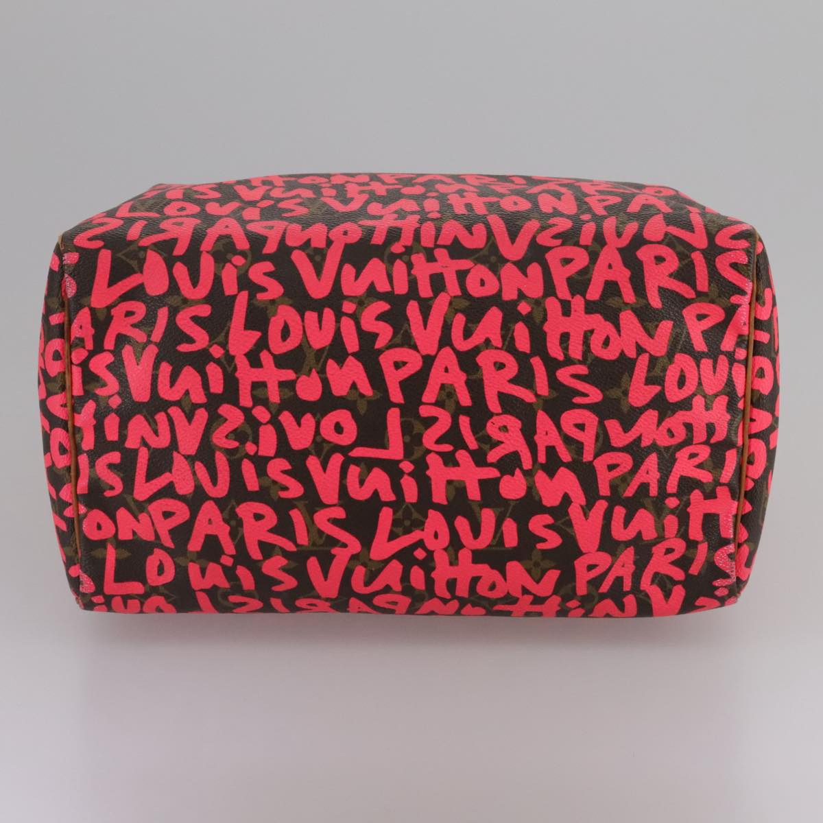 Louis Vuitton Speedy 30 Red Canvas Handbag (Pre-Owned)