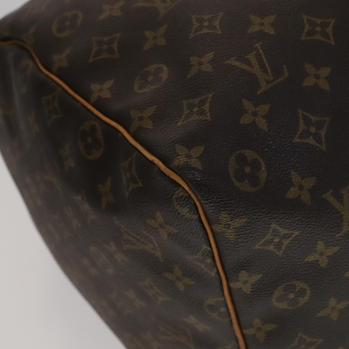 Louis Vuitton Keepall 60 Brown Canvas Travel Bag (Pre-Owned)