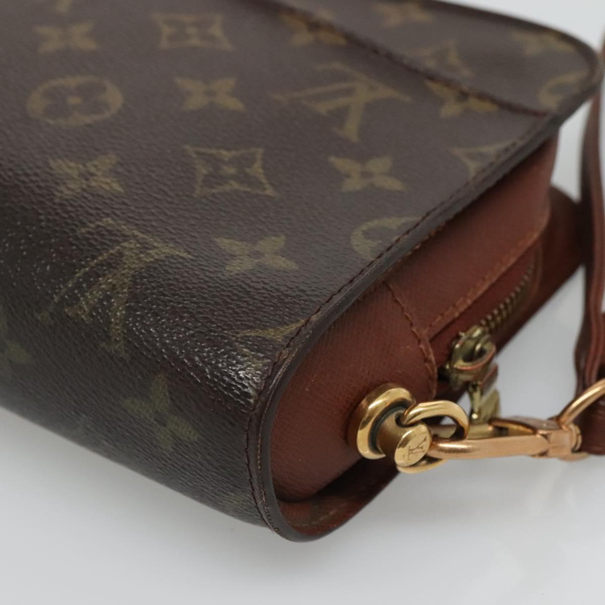 Louis Vuitton Orsay Brown Canvas Clutch Bag (Pre-Owned)
