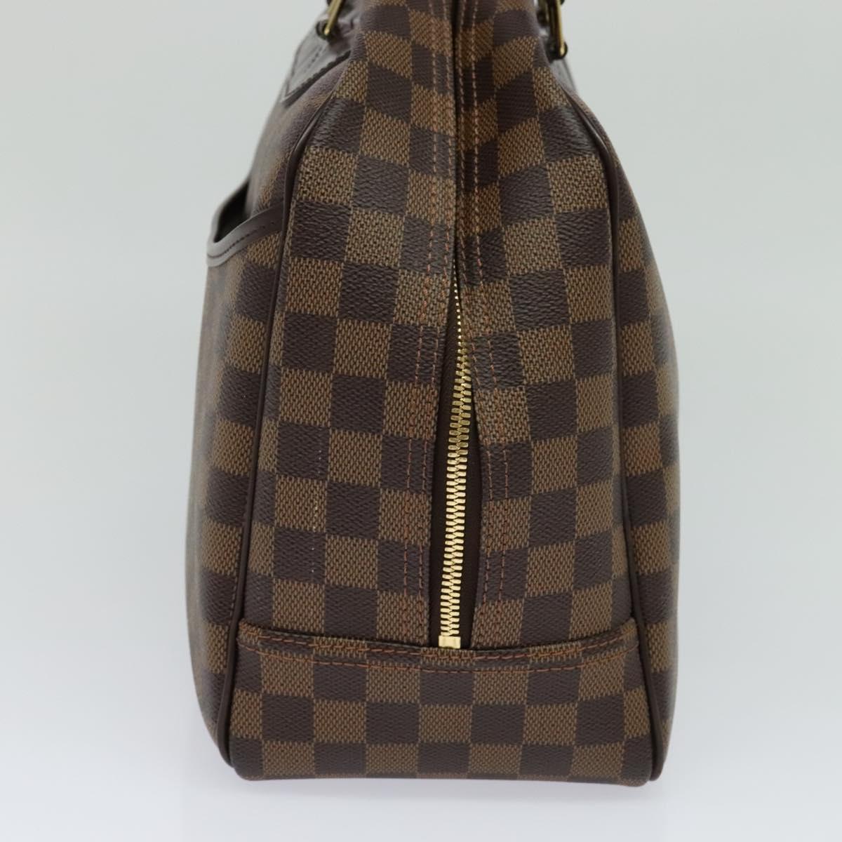 Louis Vuitton Deauville Brown Canvas Handbag (Pre-Owned)
