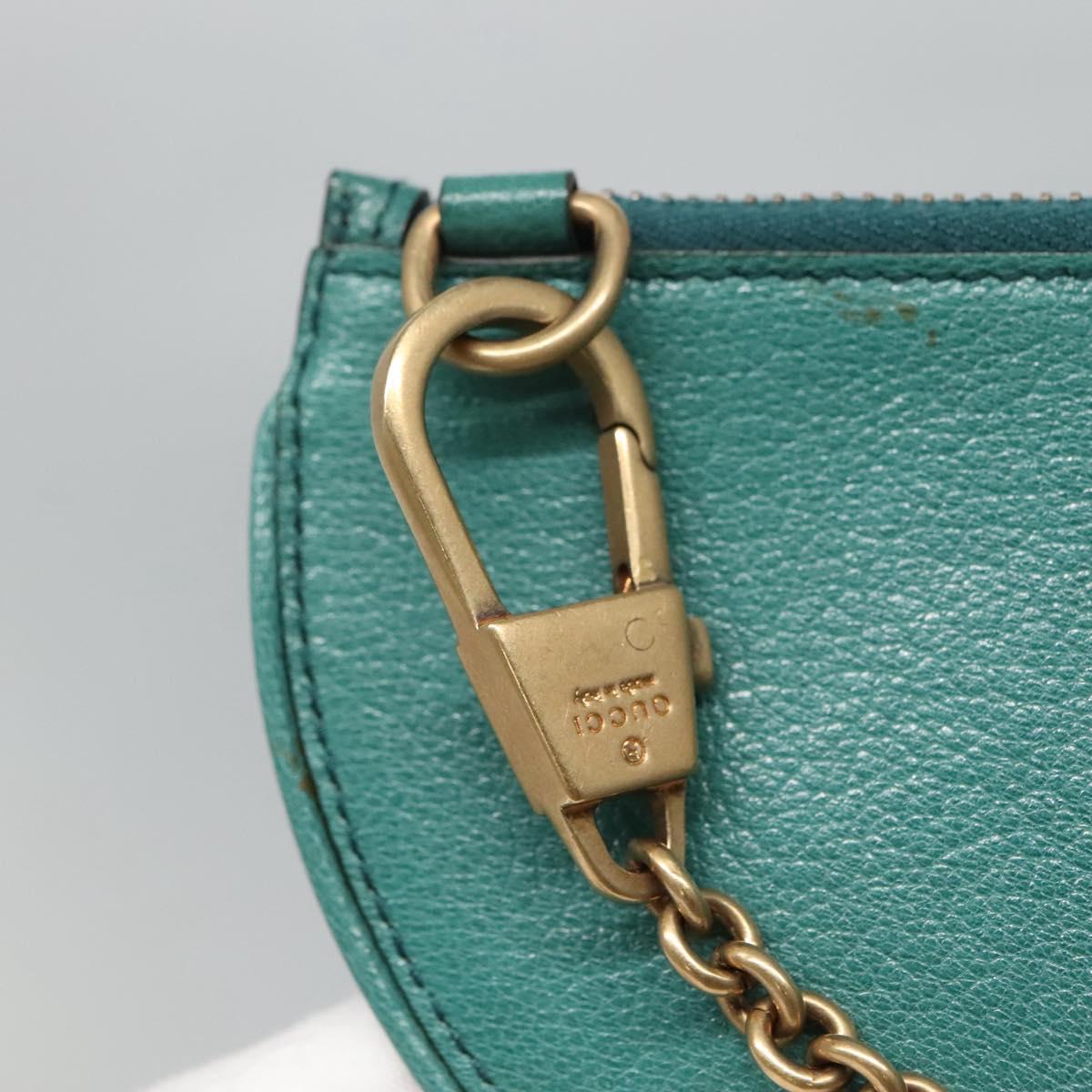 Gucci Green Leather Wallet (Pre-Owned)