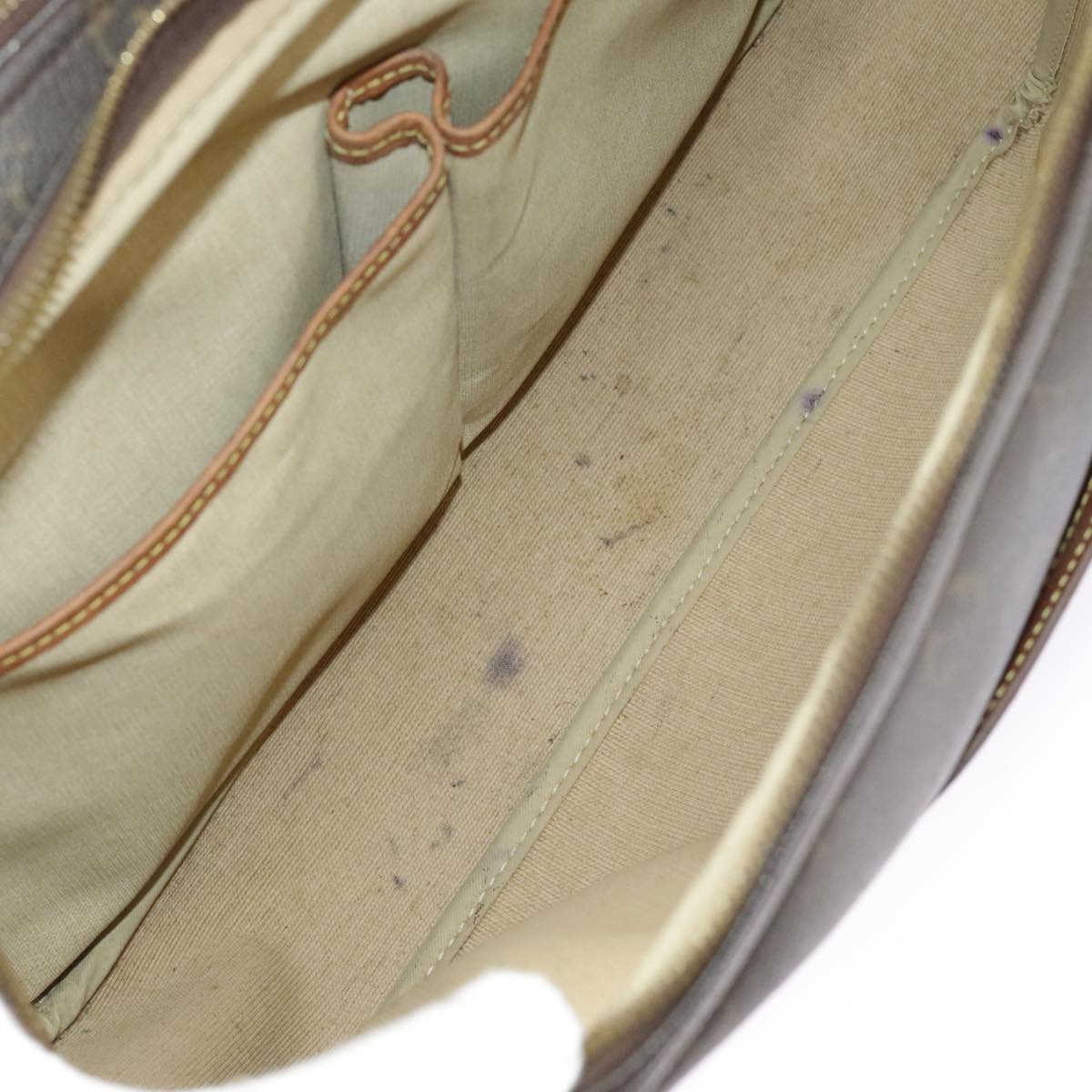 Louis Vuitton Reporter Brown Canvas Shoulder Bag (Pre-Owned)
