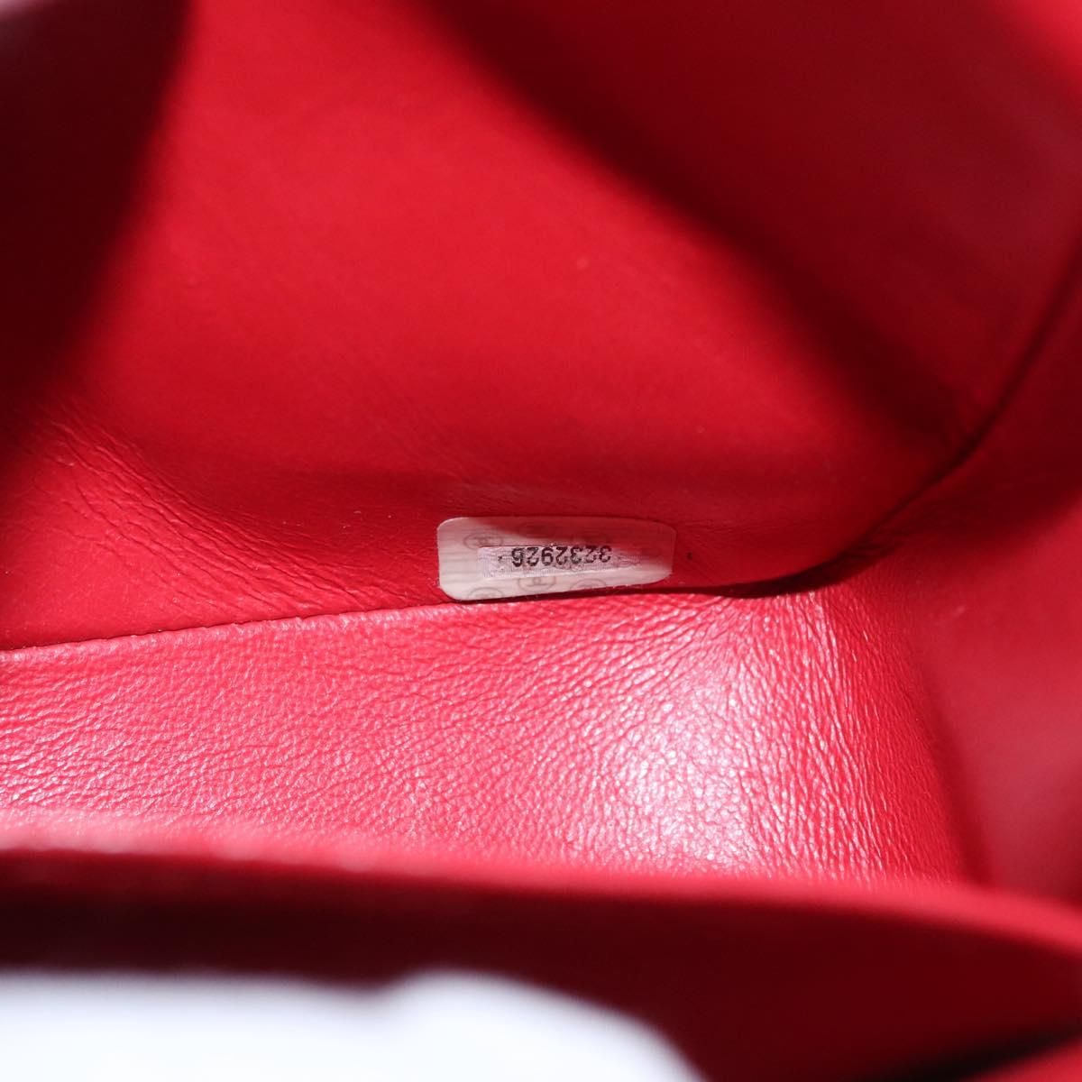 Chanel Diana Red Leather Shoulder Bag (Pre-Owned)