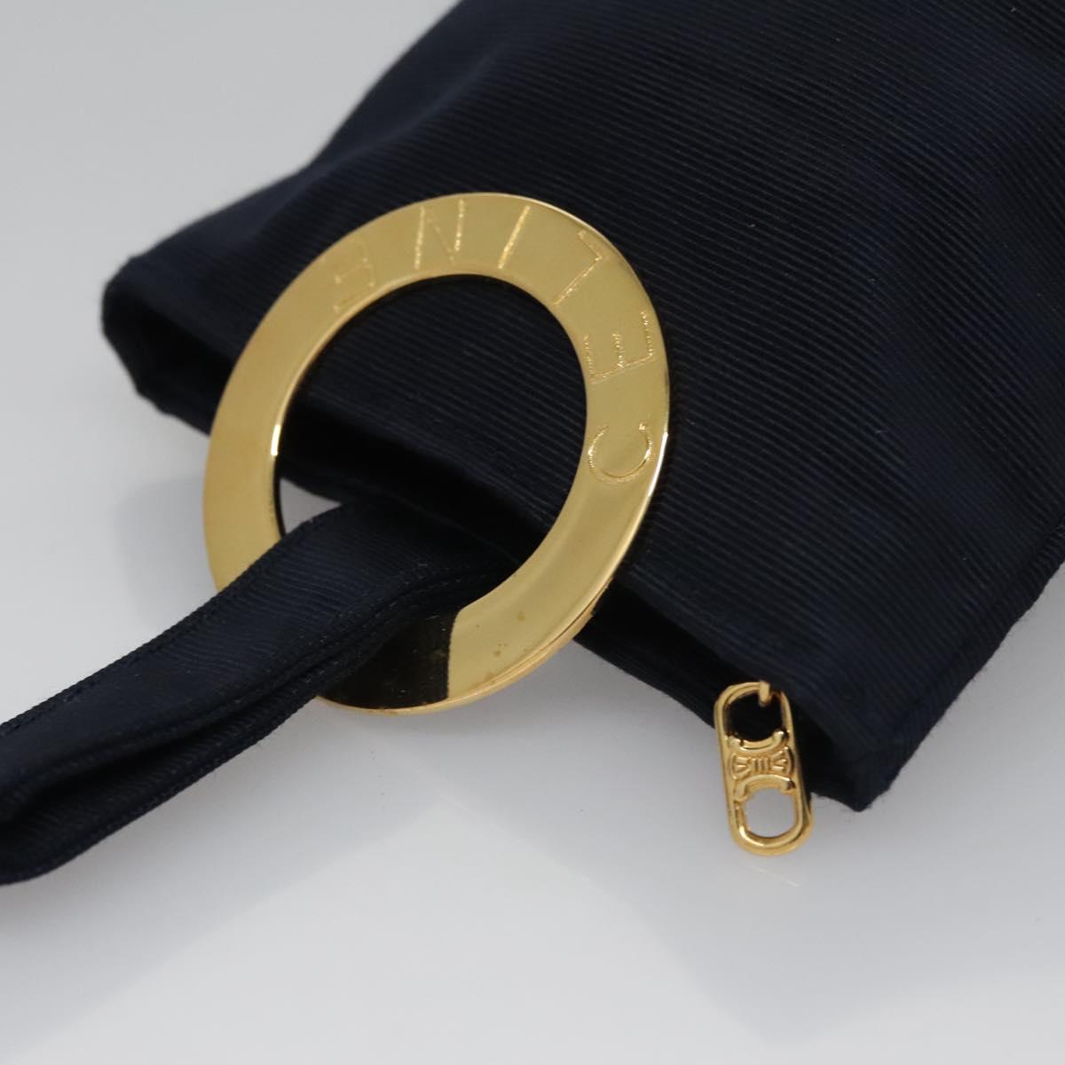 Céline Logo Du Cercle Black Synthetic Clutch Bag (Pre-Owned)