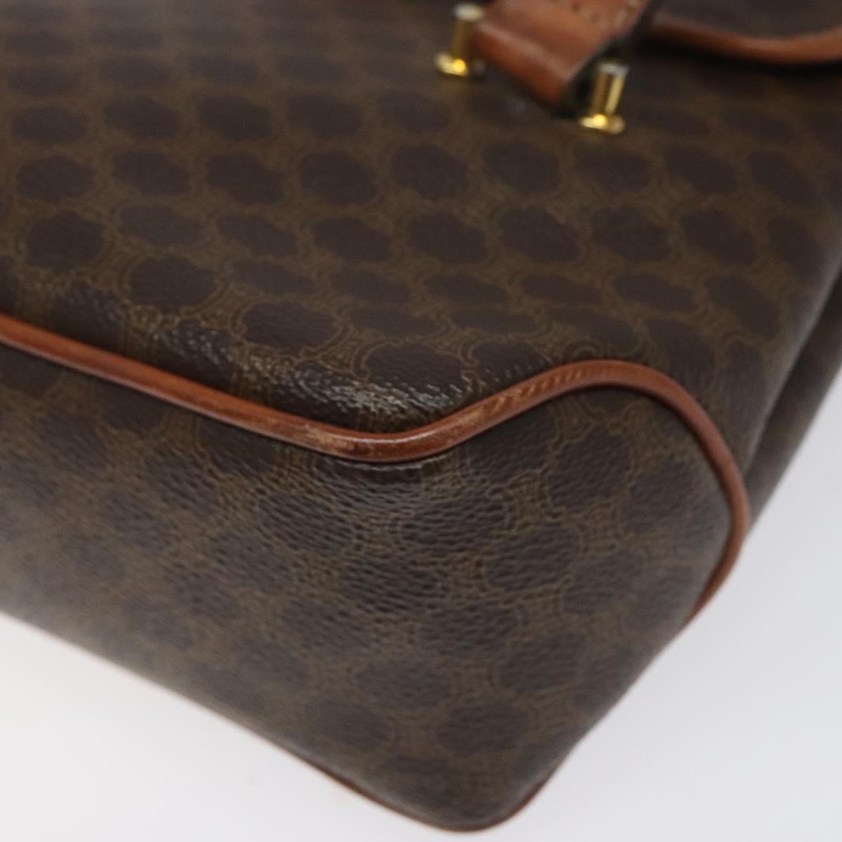 Céline Macadam Brown Canvas Handbag (Pre-Owned)