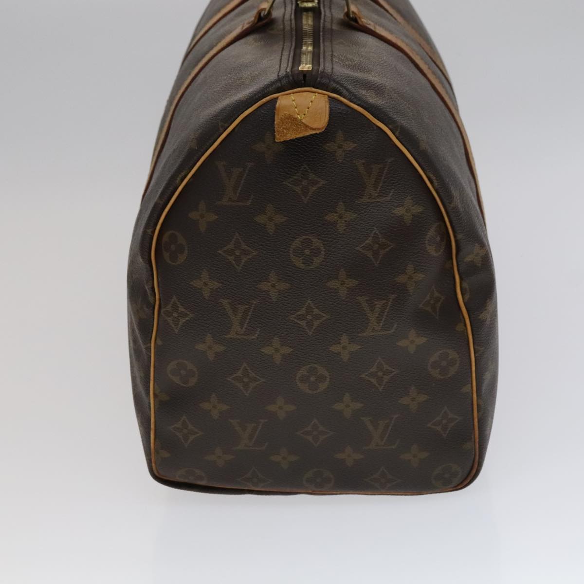 Louis Vuitton Keepall 45 Brown Canvas Travel Bag (Pre-Owned)
