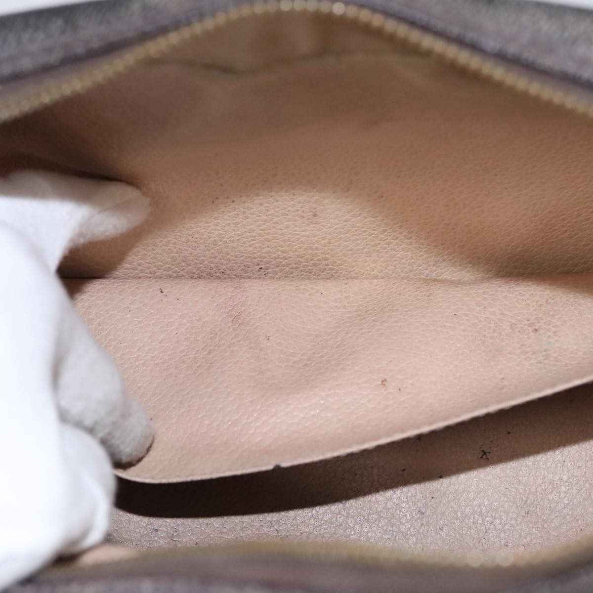 Louis Vuitton Trousse Toilette 28 Brown Canvas Clutch Bag (Pre-Owned)