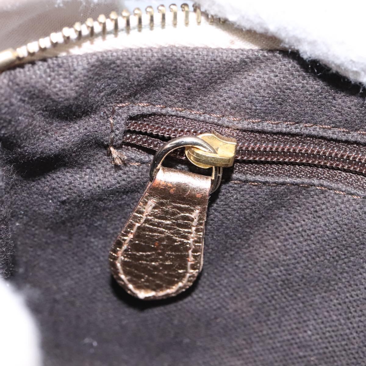 Burberry Haymarket Beige Canvas Shoulder Bag (Pre-Owned)