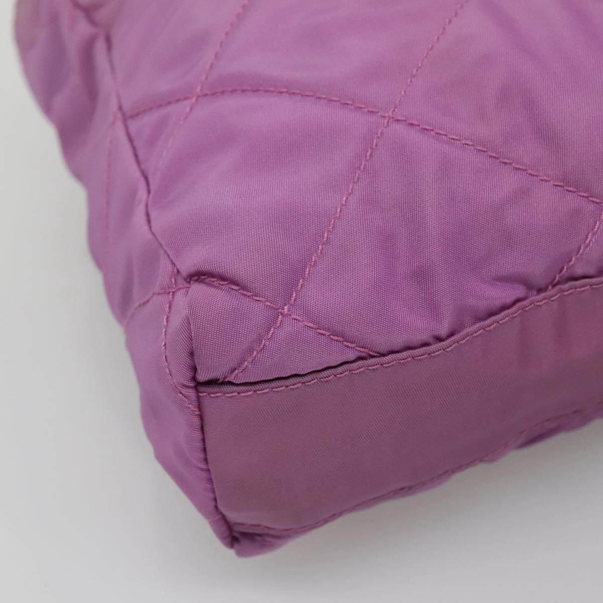 Prada Tessuto Purple Synthetic Shoulder Bag (Pre-Owned)