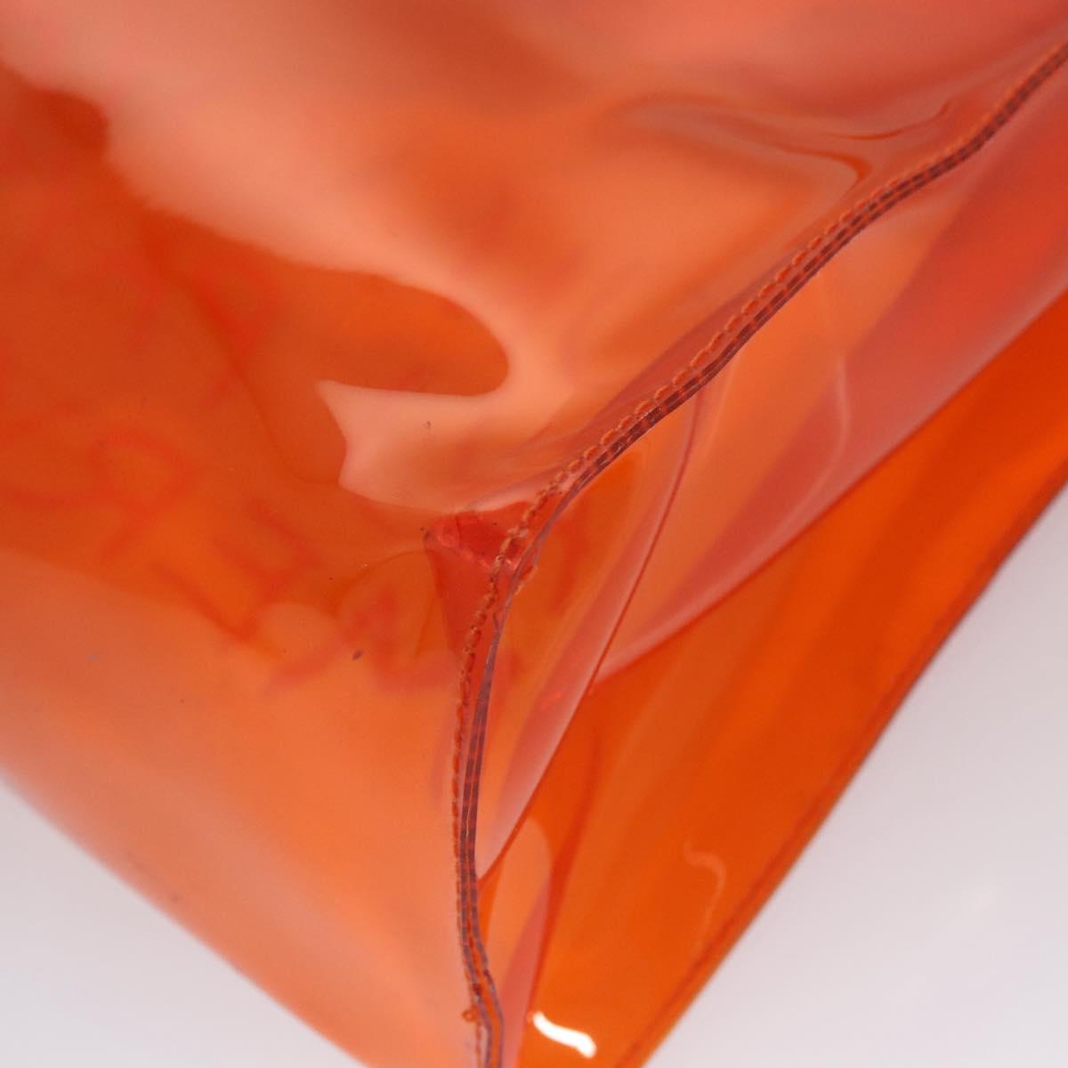 Hermès Orange Vinyl Handbag (Pre-Owned)