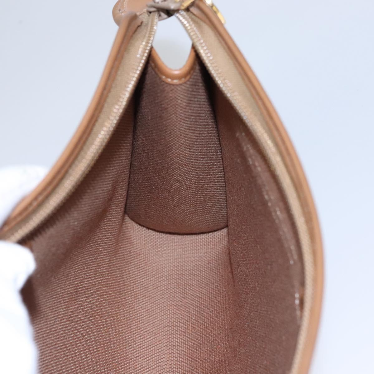 Dior Honeycomb Beige Canvas Clutch Bag (Pre-Owned)
