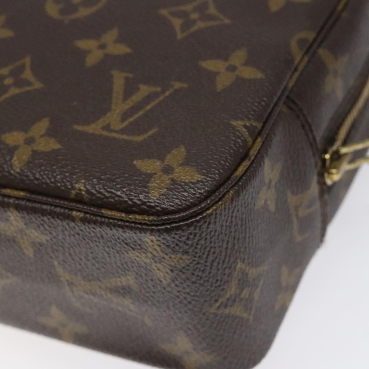 Louis Vuitton Trousse De Toilette Brown Canvas Clutch Bag (Pre-Owned)