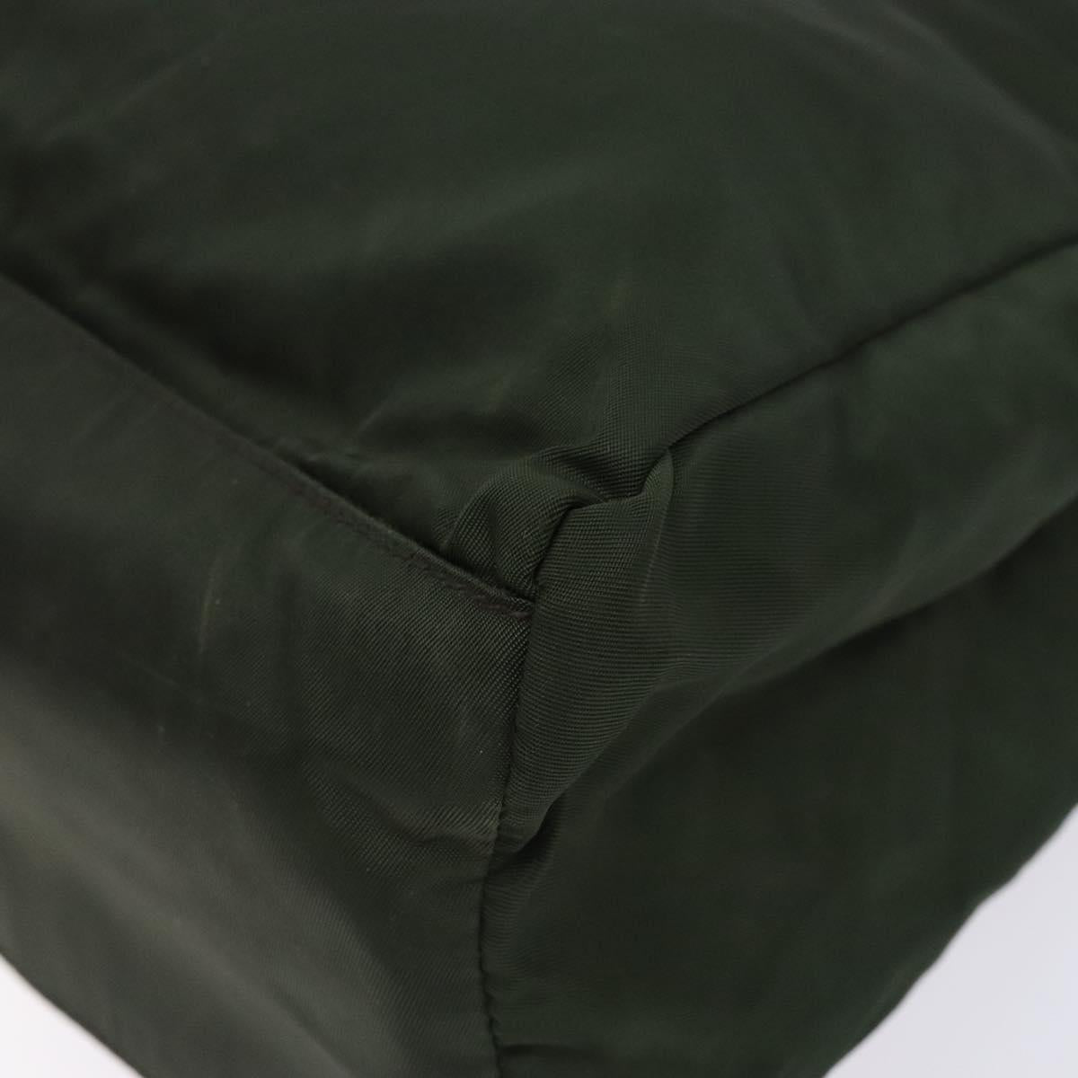 Prada Tessuto Khaki Nylon Tote Bag (Pre-Owned)