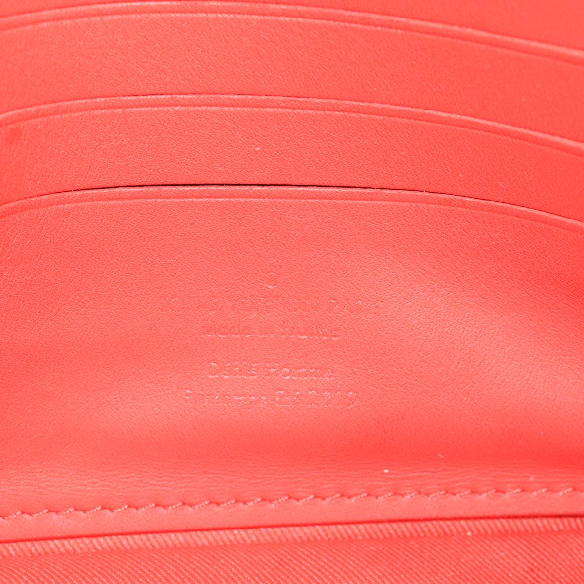 Louis Vuitton Pochette Volga Red Leather Clutch Bag (Pre-Owned)
