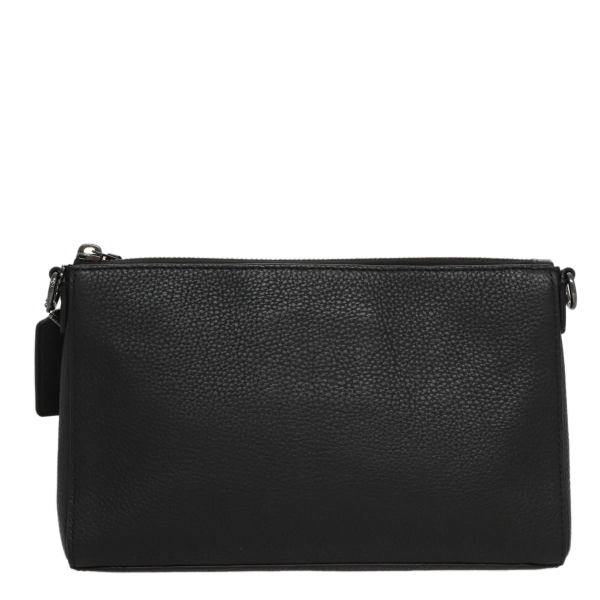 Coach Black Leather Shoulder Bag (Pre-Owned)