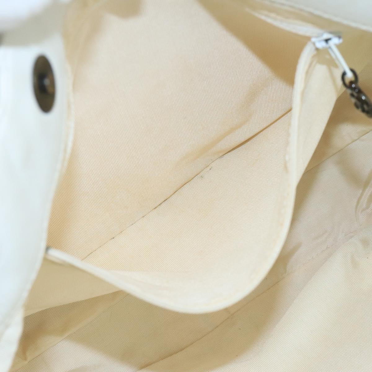 Chanel Shopping White Leather Tote Bag (Pre-Owned)