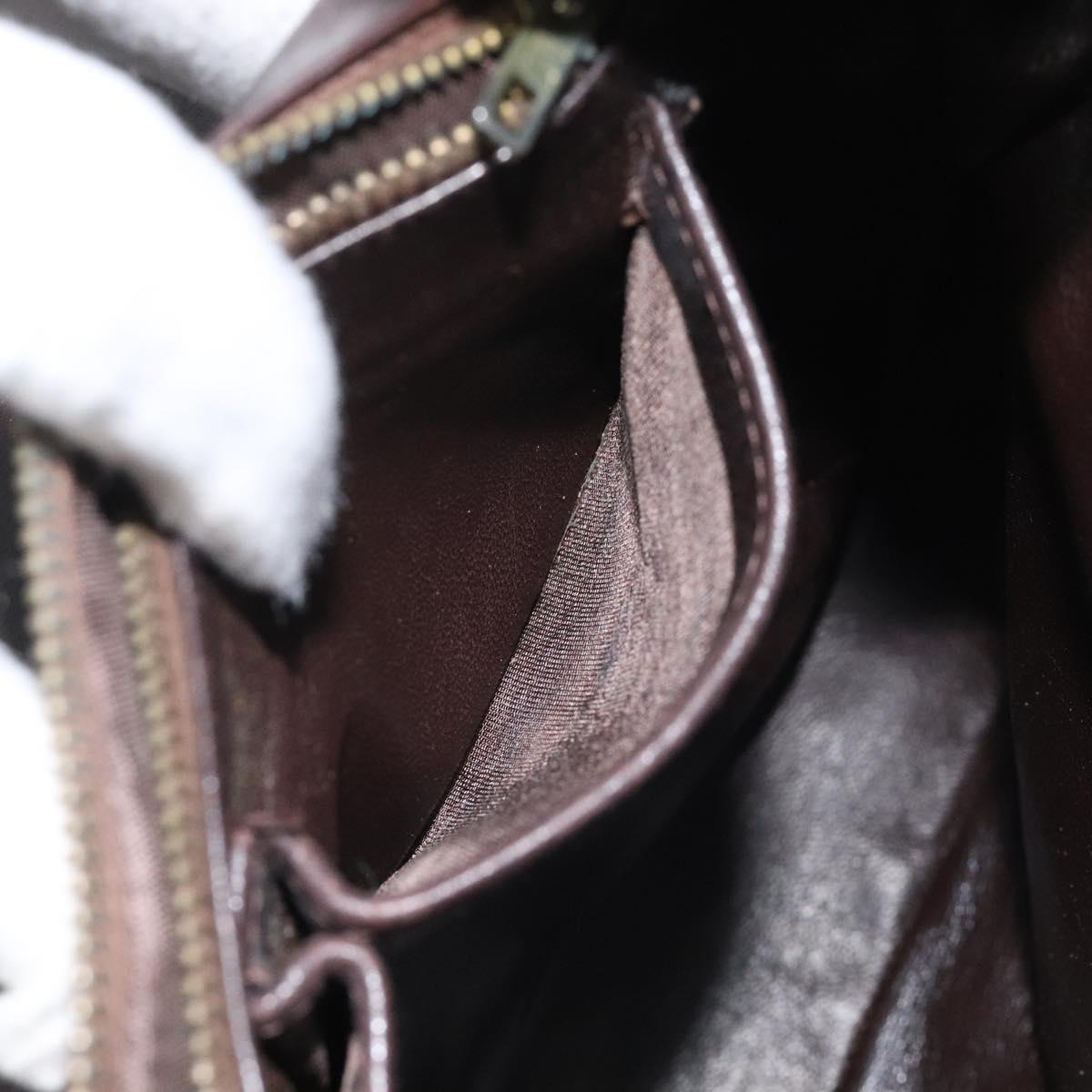 Céline Sulky Brown Canvas Shoulder Bag (Pre-Owned)