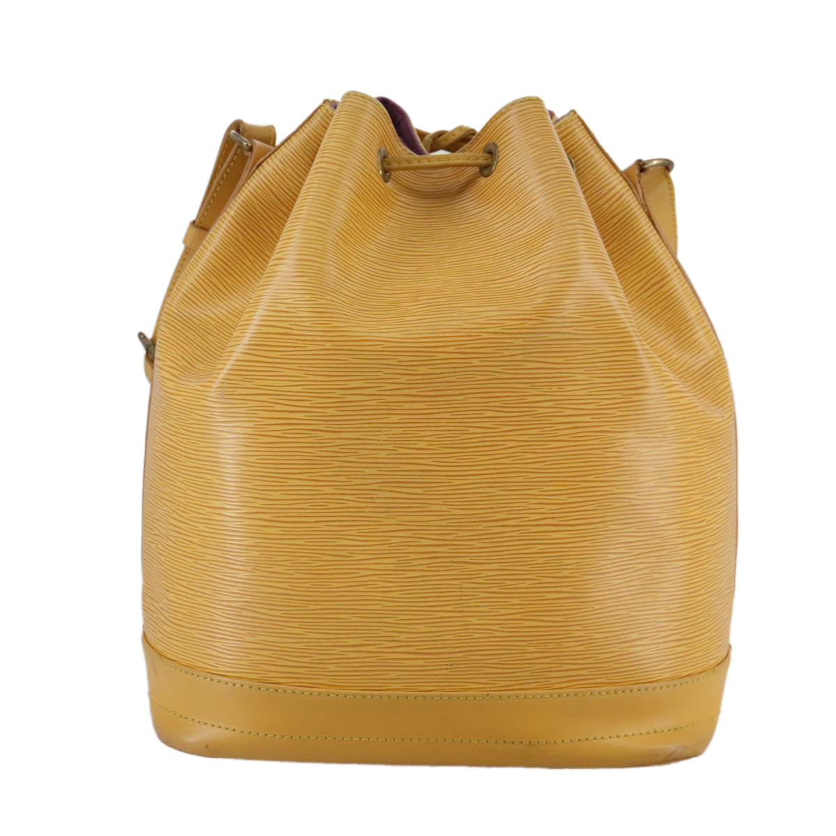Louis Vuitton Noe Yellow Leather Shoulder Bag (Pre-Owned)