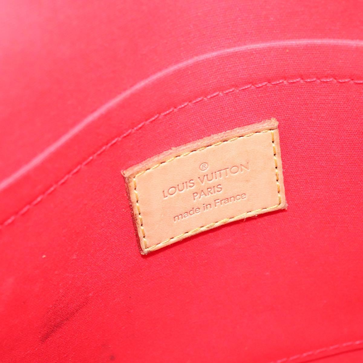 Louis Vuitton Bellflower Red Patent Leather Shoulder Bag (Pre-Owned)