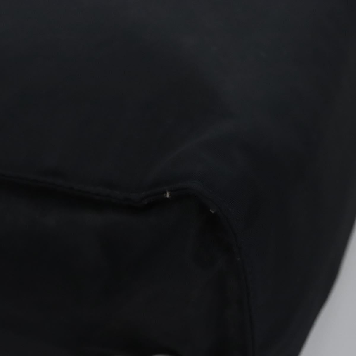 Prada Tessuto Metallo Black Synthetic Handbag (Pre-Owned)