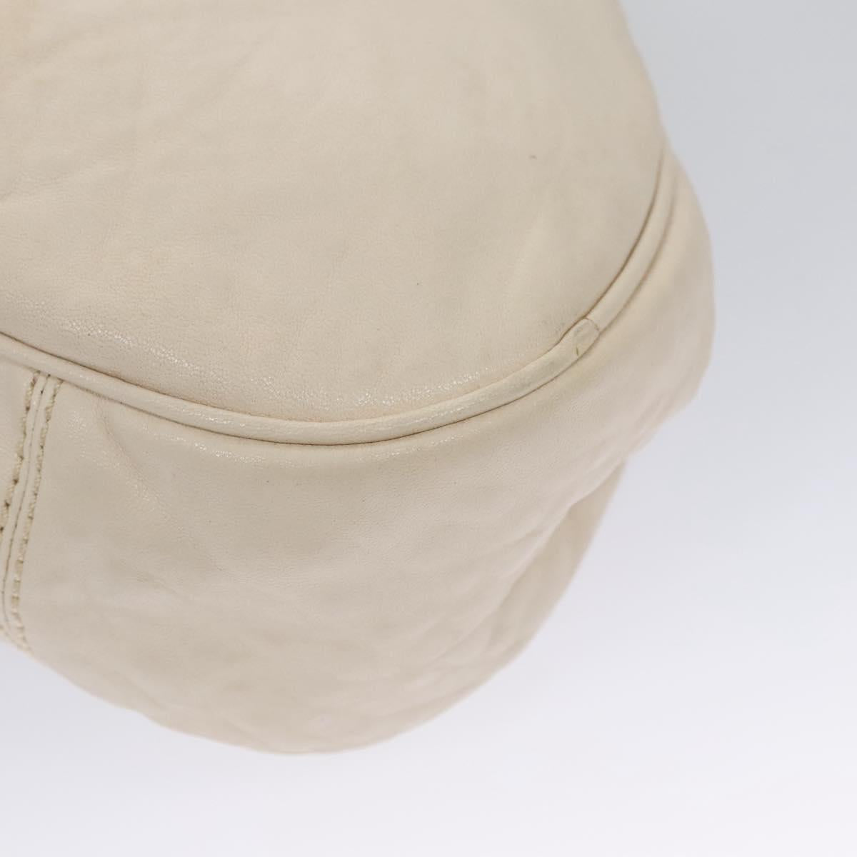 Céline Vintage Beige Leather Shoulder Bag (Pre-Owned)