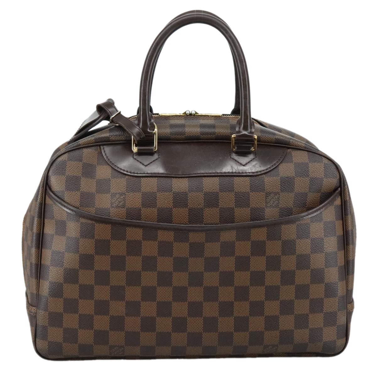 Louis Vuitton Deauville Brown Canvas Tote Bag (Pre-Owned)