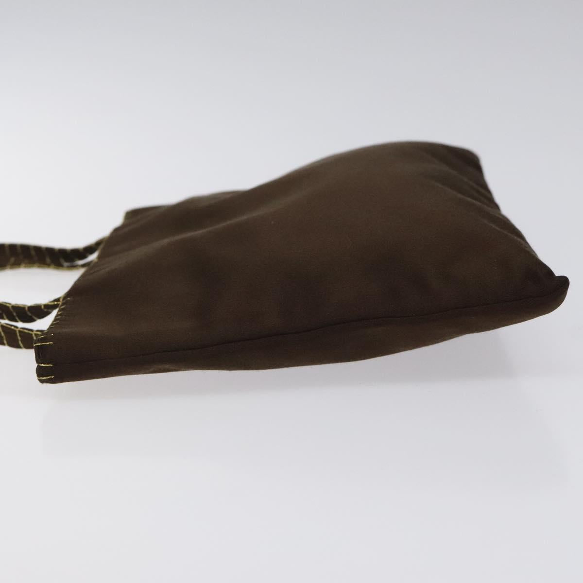 Prada Brown Synthetic Handbag (Pre-Owned)