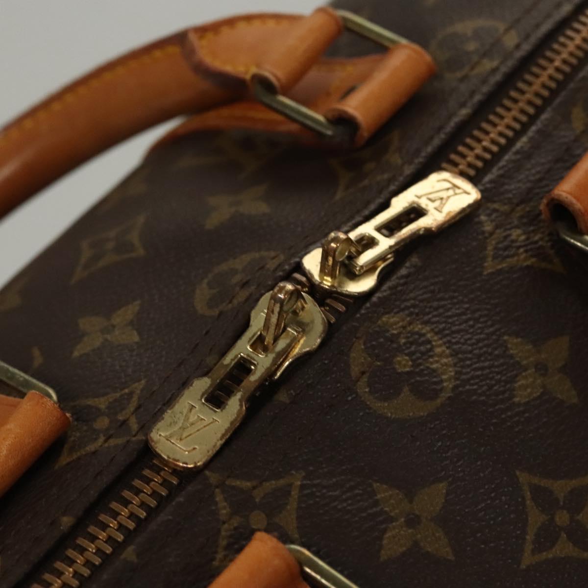 Louis Vuitton Keepall 45 Brown Canvas Travel Bag (Pre-Owned)