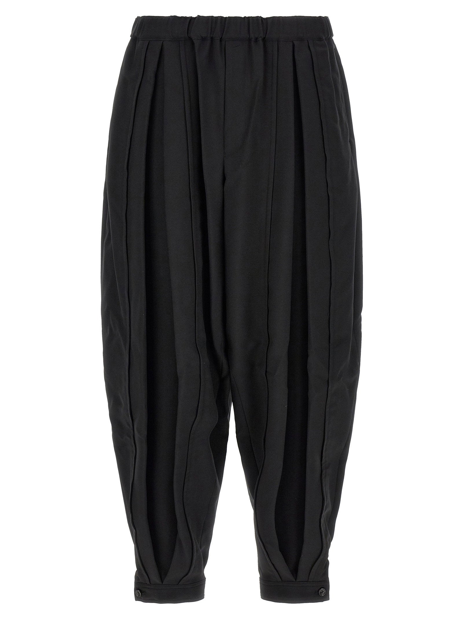 Comme Des Garcons Black Men's Barrel Leg Pants