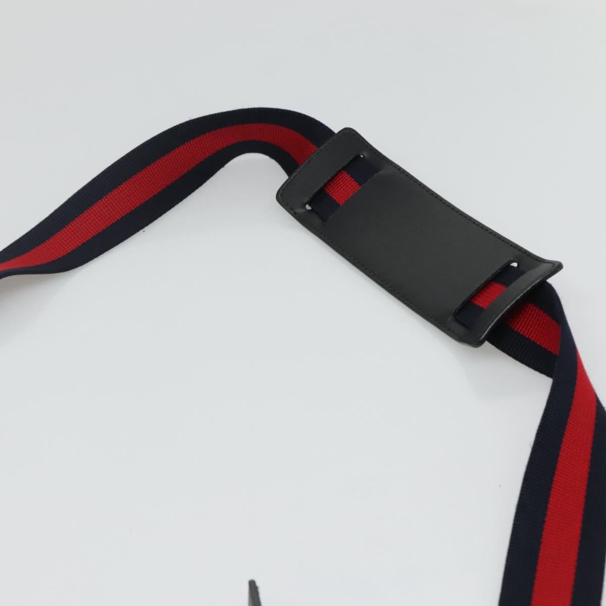 Gucci Gg Canvas Black Canvas Shoulder Bag (Pre-Owned)