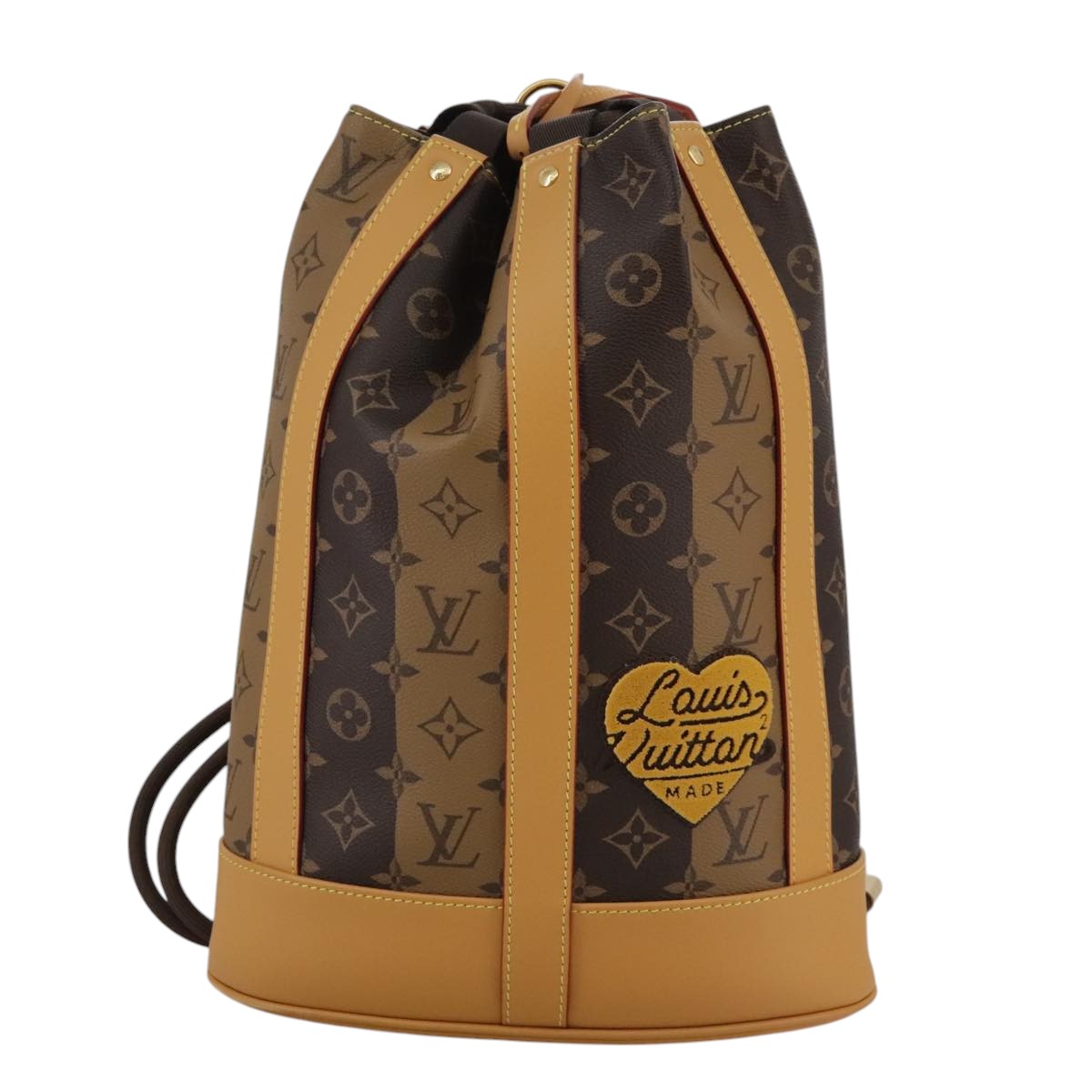 Louis Vuitton Randonnée Brown Canvas Shoulder Bag (Pre-Owned)