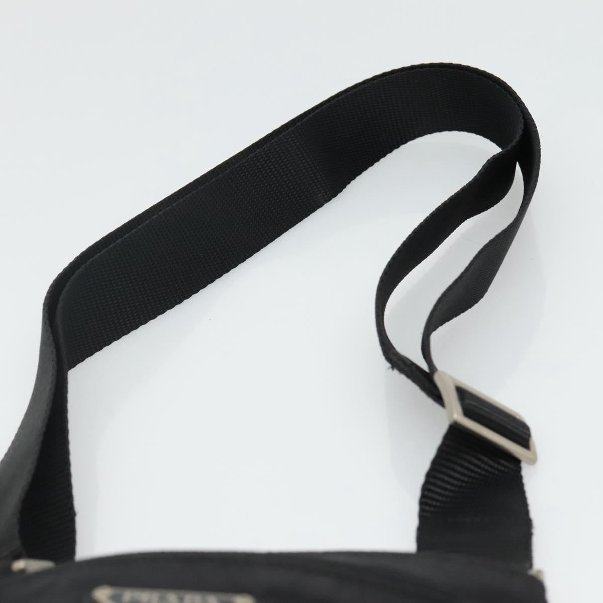 Prada Tessuto Black Synthetic Shoulder Bag (Pre-Owned)