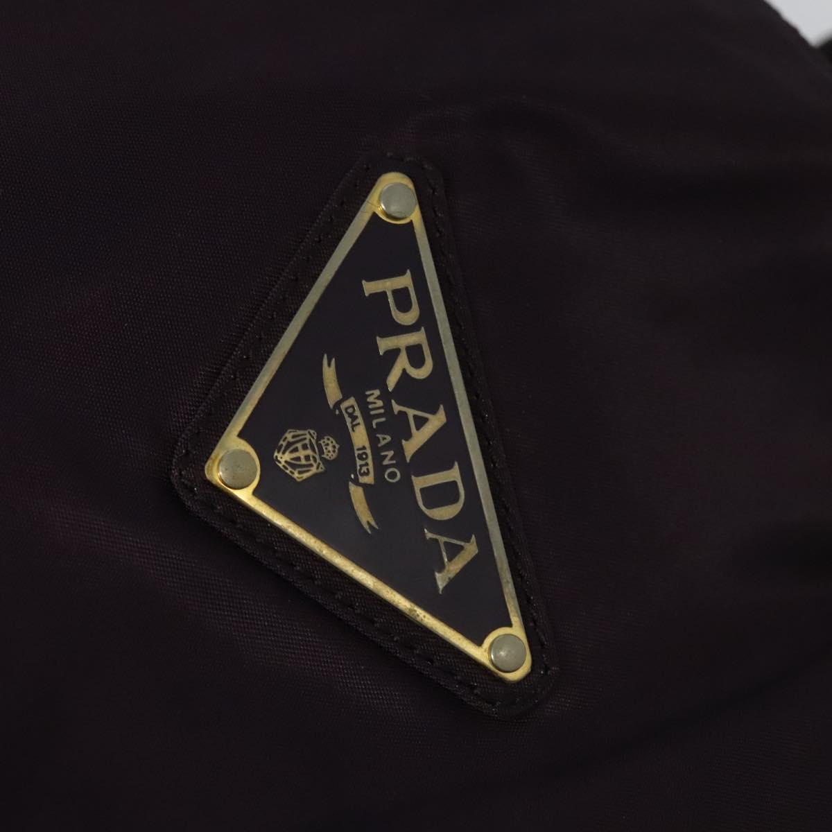 Prada Tessuto Purple Nylon Shoulder Bag (Pre-Owned)