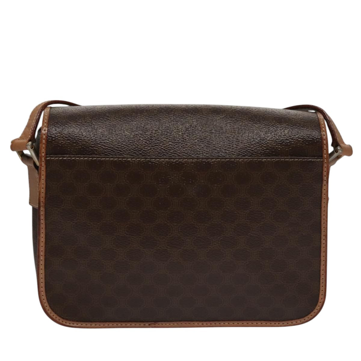 Céline Macadam Brown Canvas Shoulder Bag (Pre-Owned)