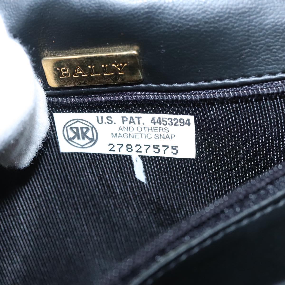 Bally Black Leather Shoulder Bag (Pre-Owned)
