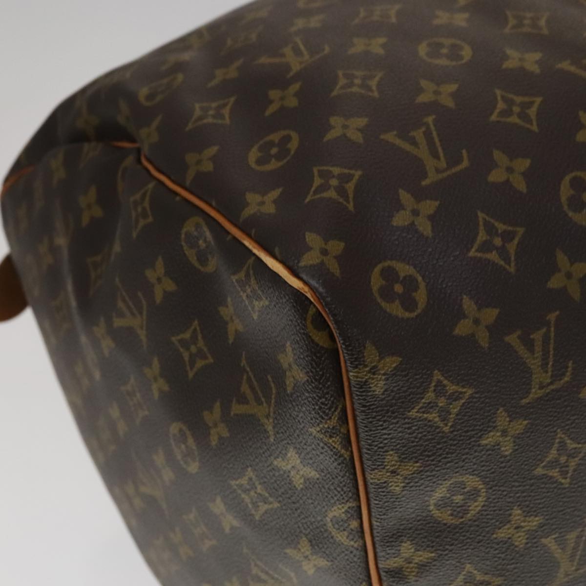 Louis Vuitton Keepall 60 Brown Canvas Travel Bag (Pre-Owned)