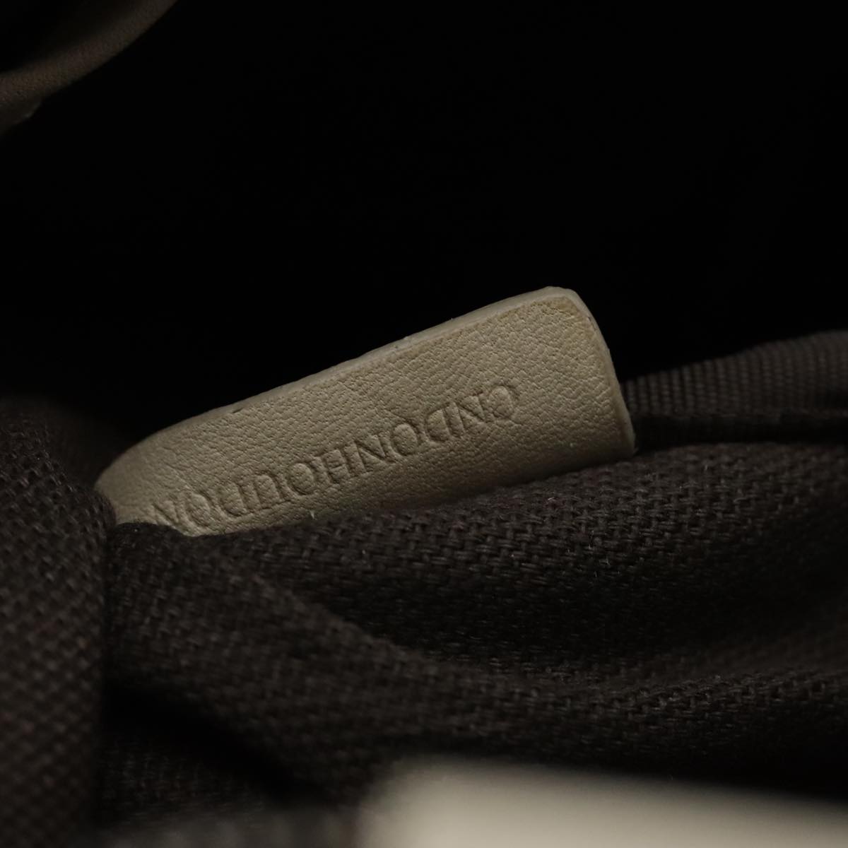 Burberry Smoke Check Grey Canvas Handbag (Pre-Owned)