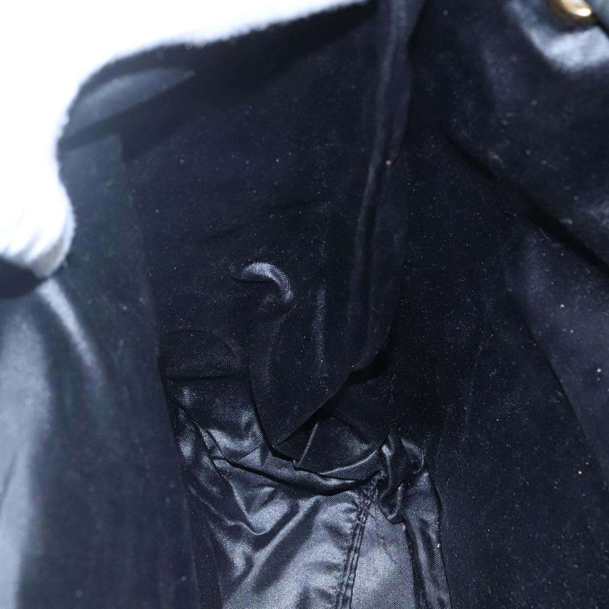 Versace Gianni Black Synthetic Backpack Bag (Pre-Owned)